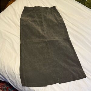 Elegant Dark Green Women's Skirt